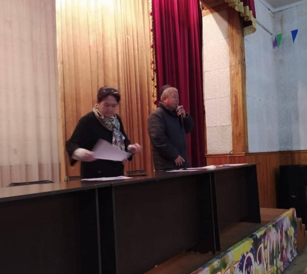 Избрание делегатов Александровского айылного аймака.